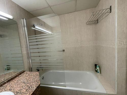 A bathroom at Apartamento Michelangelo