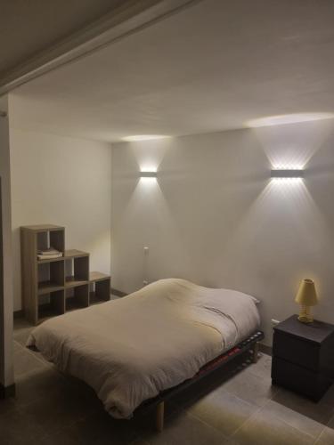 Llit o llits en una habitació de Jolie grand appartement T2