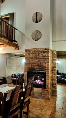 Posezení v ubytování Boabab Lodge