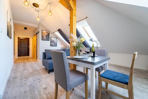 Ruang duduk di Apartamenty Nad Niwką