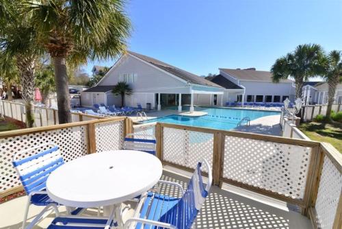 The swimming pool at or close to Spencer's Myrtle Beach Rental at Arcadian Dunes
