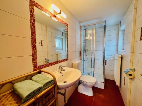 Kúpeľňa v ubytovaní Apartment Ausseerland - willkommen bei Freunden