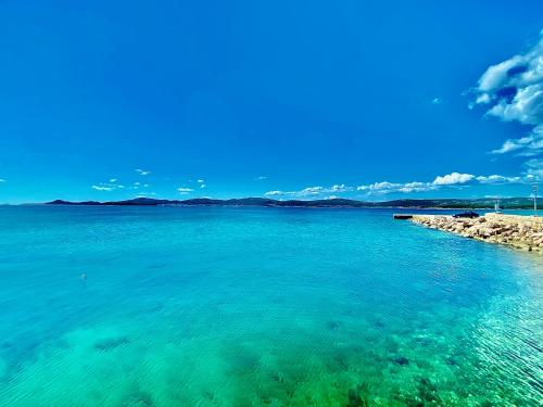 a view of a body of water at Studio apartment F&J in Sveti Filip i Jakov