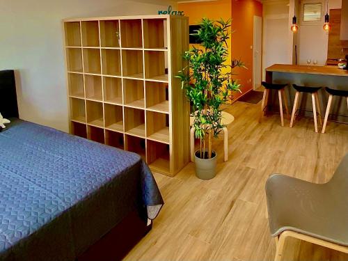 Posezení v ubytování Studio apartment F&J