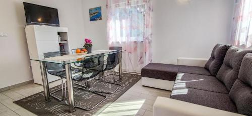 Μια τηλεόραση ή/και κέντρο ψυχαγωγίας στο Apartment Susy