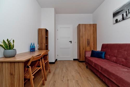 Posezení v ubytování BlueApart Apartamenty Hotelowe Nexo