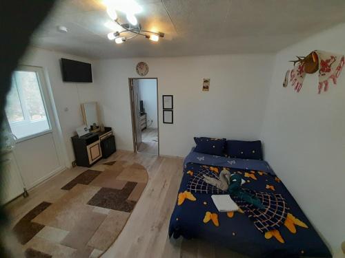 Katil atau katil-katil dalam bilik di Florin Apartament