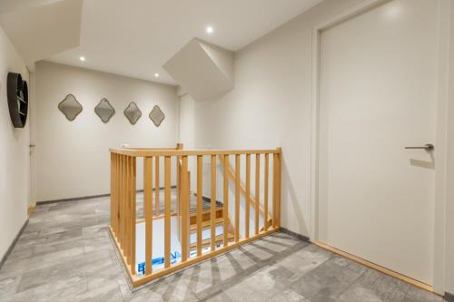Ένα ή περισσότερα κρεβάτια σε δωμάτιο στο Group accommodation
