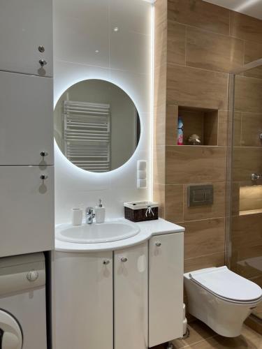 Kúpeľňa v ubytovaní Apartament Przy Plaży