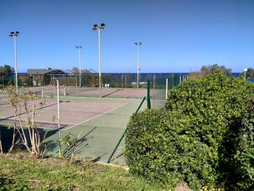 - un court de tennis avec 2 courts dans l'établissement studio à 100m de la plage et de la piscine, à Cervione