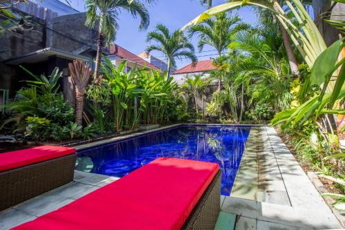 The swimming pool at or close to CASA PINARAK 1 I 3BR Private Villa near Seminyak