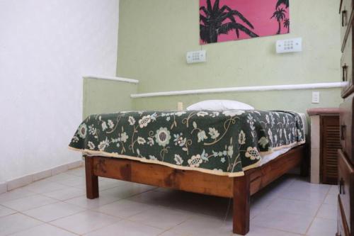Cama o camas de una habitación en Posada Las Graditas