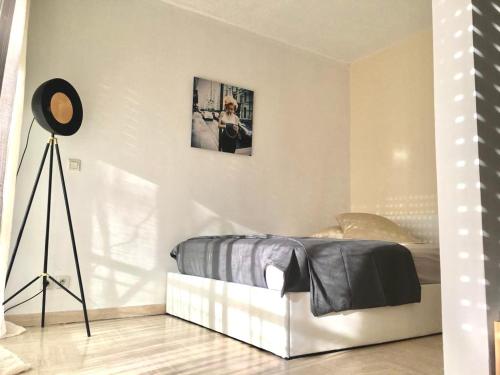 Ein Bett oder Betten in einem Zimmer der Unterkunft Lovely Appartment Cannes Marina