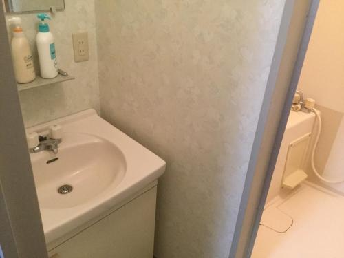 a bathroom with a sink and a toilet at Homestay Dream - Vacation STAY 2666 in Minami Uonuma