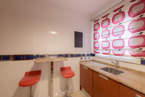 Ванная комната в Apartamento Centrico Sibarys- 2 dormitorios