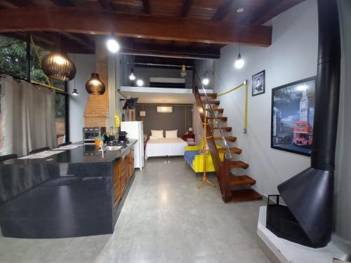 Predvorje ili recepcija u objektu Loft Monte Alegre Village