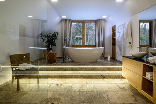 Kúpeľňa v ubytovaní eichberg living
