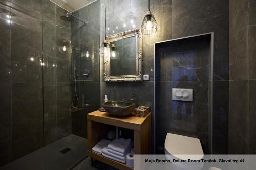 Koupelna v ubytování Hiša Ančka, Boutique Hotel & Maja Rooms
