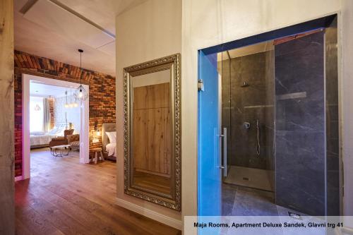 Koupelna v ubytování Hiša Ančka, Boutique Hotel & Maja Rooms