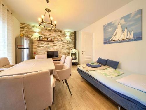 En eller flere senge i et værelse på Apartment Ankica