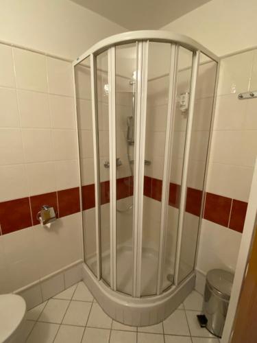 Koupelna v ubytování Zámecký Hotel Zlatý Orel