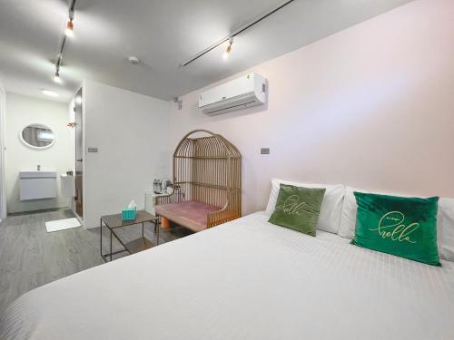 Postel nebo postele na pokoji v ubytování SHOW Liquiu B&B
