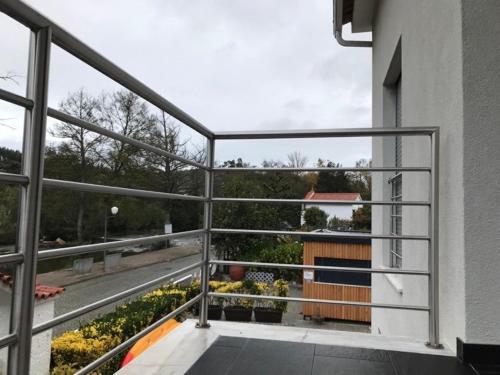 a view from the balcony of a building at Casa da Avó Olinda in Góis