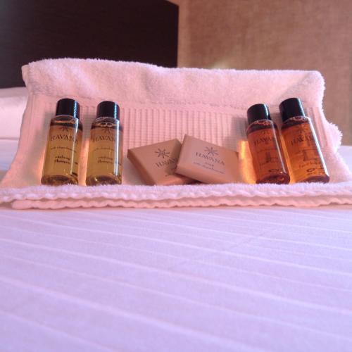 Katil atau katil-katil dalam bilik di Hotel Liberty