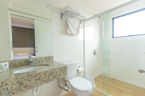 Ванная комната в Caxias Thermas Hotel