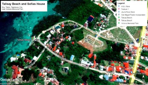 a map of a village and suburbs house at Sofias House Rental in Tagbilaran City