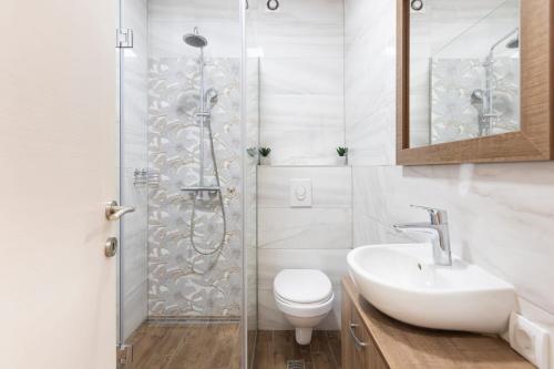 Koupelna v ubytování De Lux Apartments Sirena