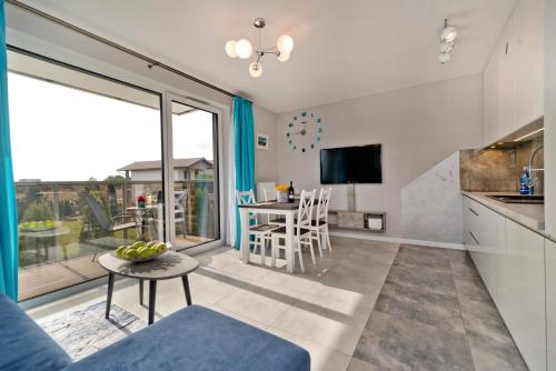 Dapur atau dapur kecil di BlueApart Willa Kaprów Puck