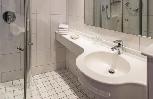 Fischer's Hotel Brauhaus tesisinde bir banyo