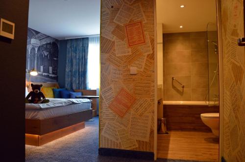 Koupelna v ubytování mightyTwice Hotel Dresden