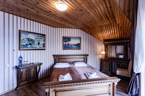 Postel nebo postele na pokoji v ubytování Guest House Villa Lamperti