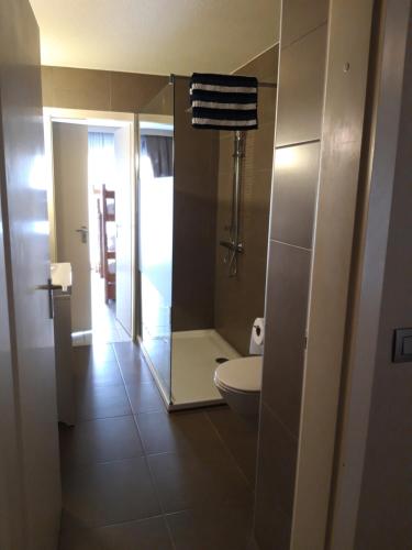 A bathroom at Apartment sea-and harbourview 6p Blankenberge near Brugge