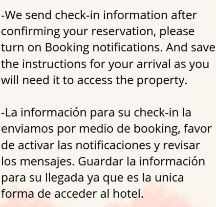 a screenshot of a cell phone with a text message at Aurinko Bungalows in Sayulita