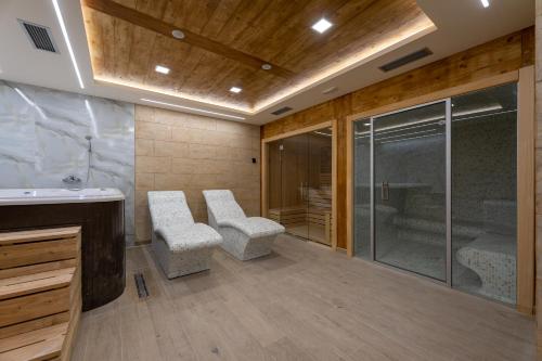 Koupelna v ubytování Apartman 65 Zlatibor