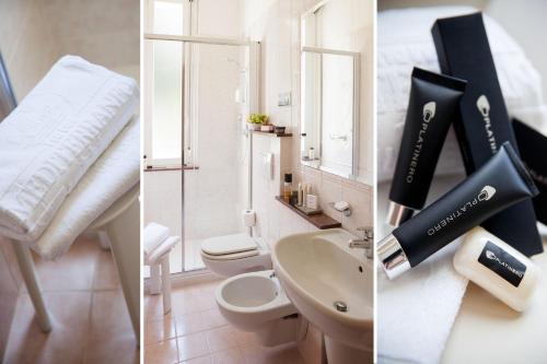 A bathroom at Hotel Mediterraneo