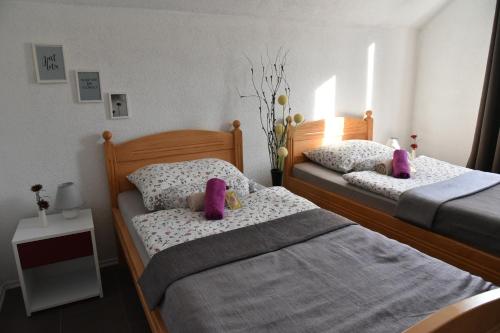 Ένα ή περισσότερα κρεβάτια σε δωμάτιο στο Apartment Bobic