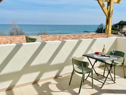 Résidence Marina di Bravone - appartement 2 personnes Vue Mer 1er étage N68