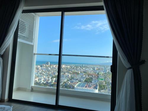 a view of a city from a window at Apec Tuy Hoà Phú Yên in Liên Trì (3)