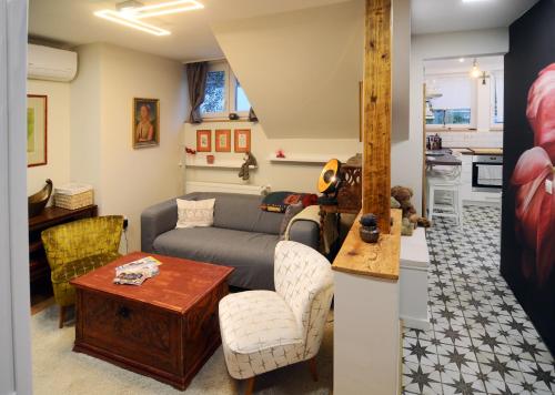 Kuchyňa alebo kuchynka v ubytovaní Fília Apartman