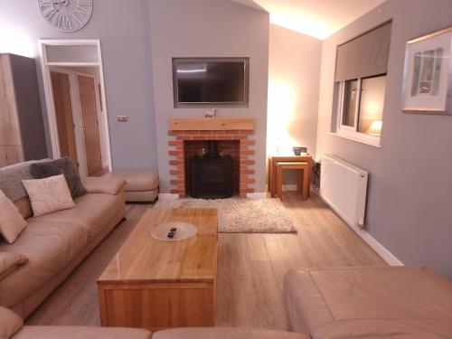 Μια τηλεόραση ή/και κέντρο ψυχαγωγίας στο Serenity Lodge Otterburn