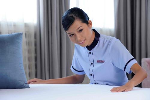 Tetamu yang menginap di Orchid Hotel