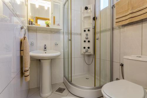 Koupelna v ubytování Montenegro Apartments Utjeha