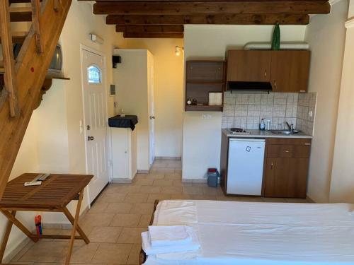 Kuchyň nebo kuchyňský kout v ubytování Despina Studios 4 beds with loft and kitchenette # 8