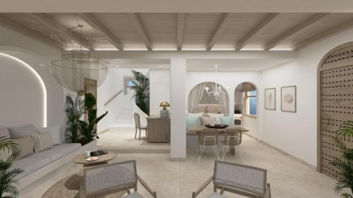 Χώρος καθιστικού στο Byblos Aqua-The Sea Front Luxury Villa