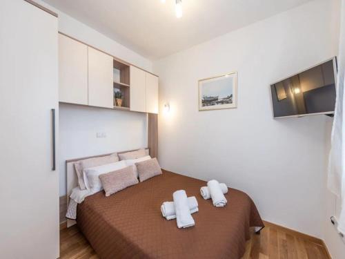 Postel nebo postele na pokoji v ubytování House Ruza