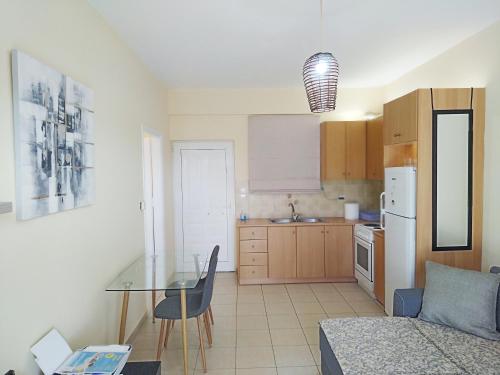 Kuchyň nebo kuchyňský kout v ubytování Holiday & Business Furnished Apartments